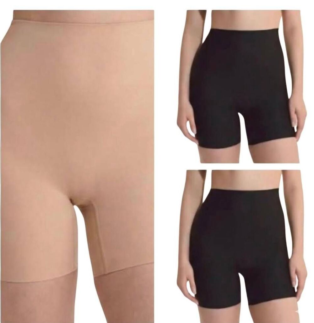 Danskin Breathable Slip Shorts Size S NWT Black Nude 3 Pack